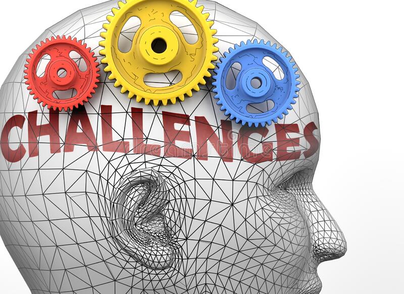 challenges-human-mind-pictured-as-word-inside-head-to-symbolize-relation-psyche-d-illustration-172337841